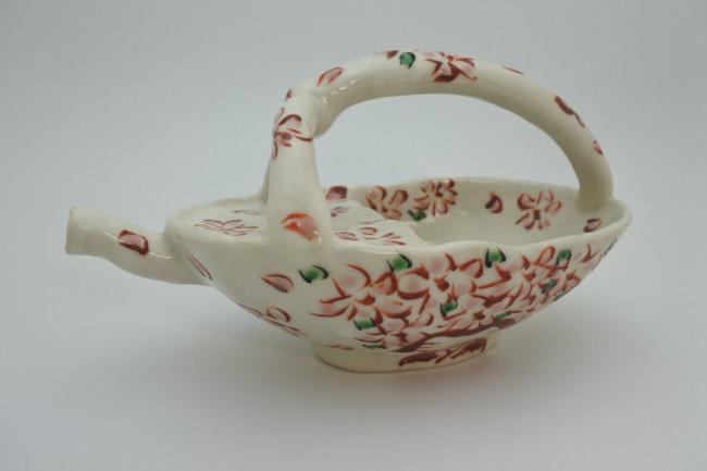 未使用 徳利 小割哲也 陶房 無心窯 織部 作家 とっくり 陶芸 酒器 陶器