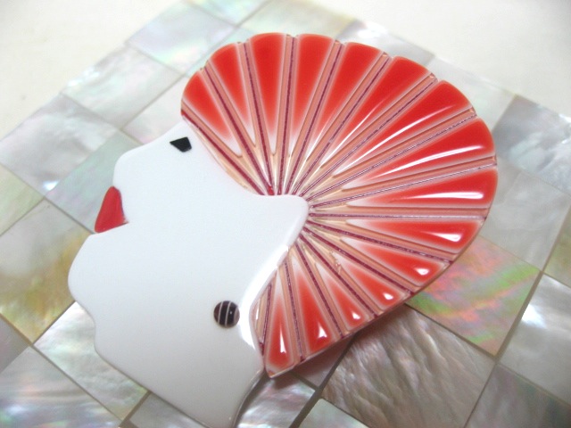 LEA STEN PARIS リアスタンヴィンテージブローチアールデコレディー