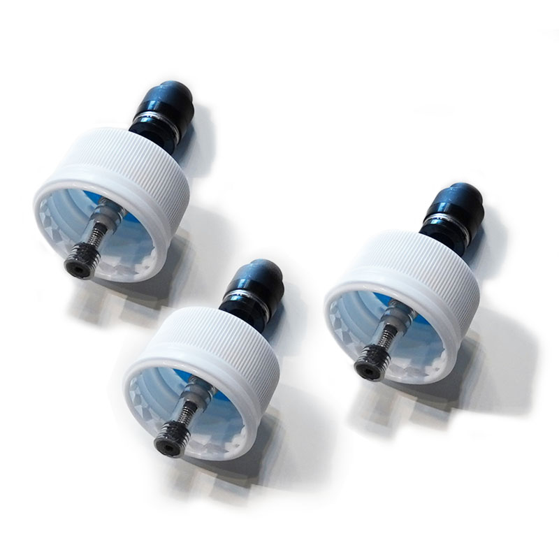 炭酸水メーカー 自作キット 最新 (ホース&逆止弁付キャップ8個) 炭酸水