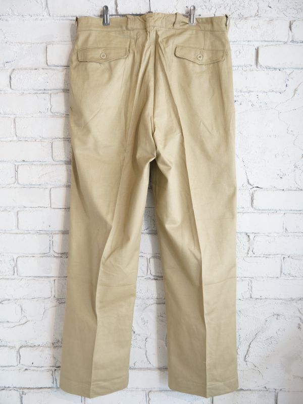 DEADSTOCK FRENCH ARMY M52 CHINO PANTS 後期 size35 デッドストック