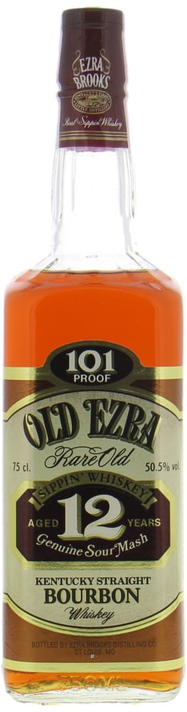Lux Row Distillers Ezra Brooks 12 Years Old 101 Proof 50.5% NV