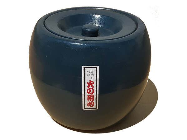 火消しツボ（陶器製）切り出し 珪藻土火消壺の販売 備長炭・オガ炭