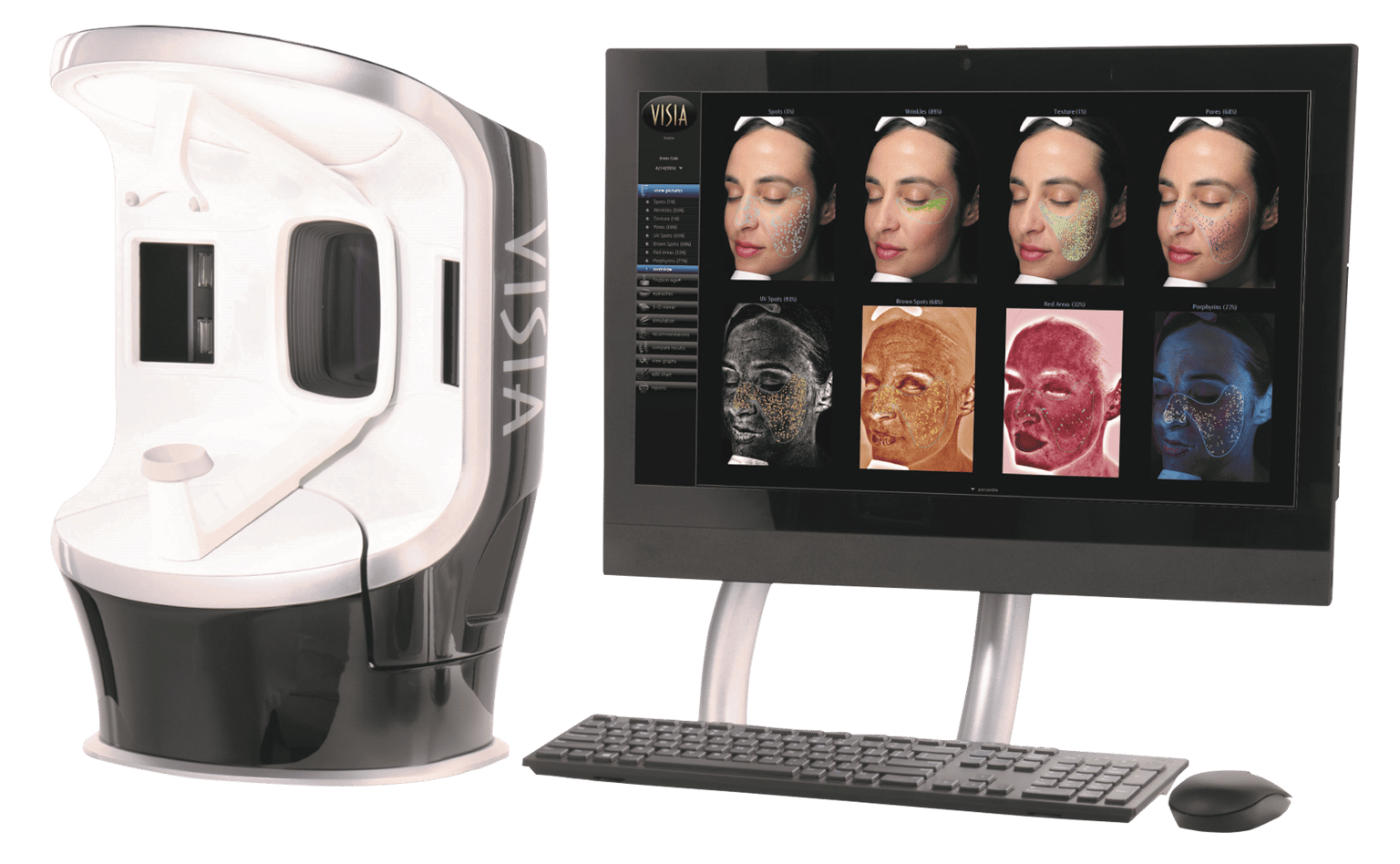 高性能肌診断機：VISIA（ビジア） 銀座・表参道にあるBIANCA CLINIC