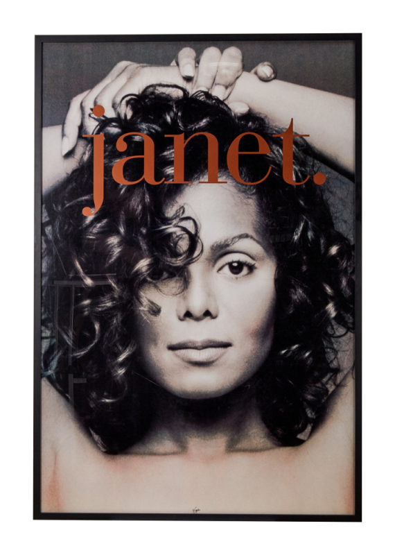 90s vintage poster「Janet Jackson」