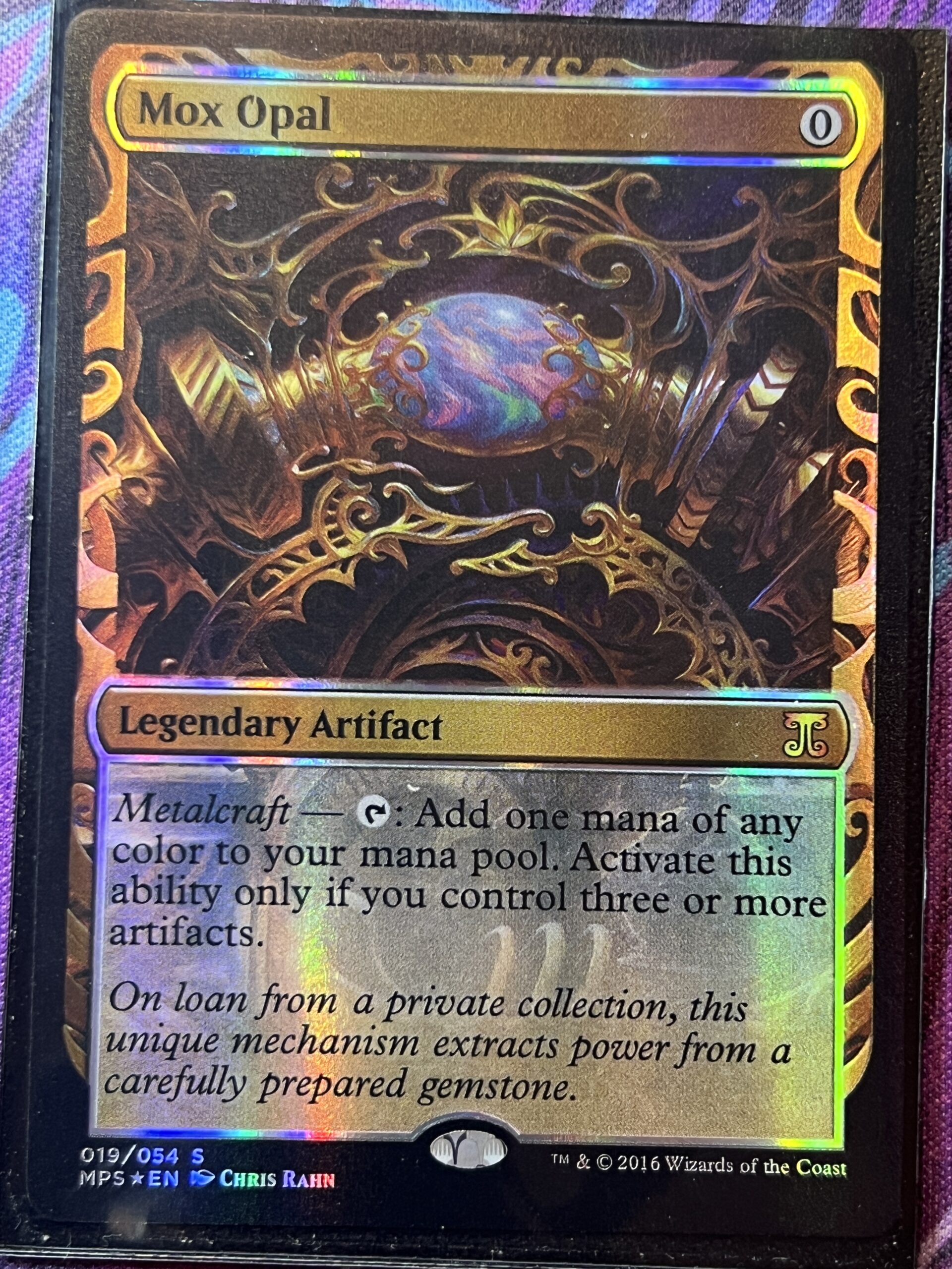 Mox Opal オパールのモックス 部分光沢 foil マスターピース MPS