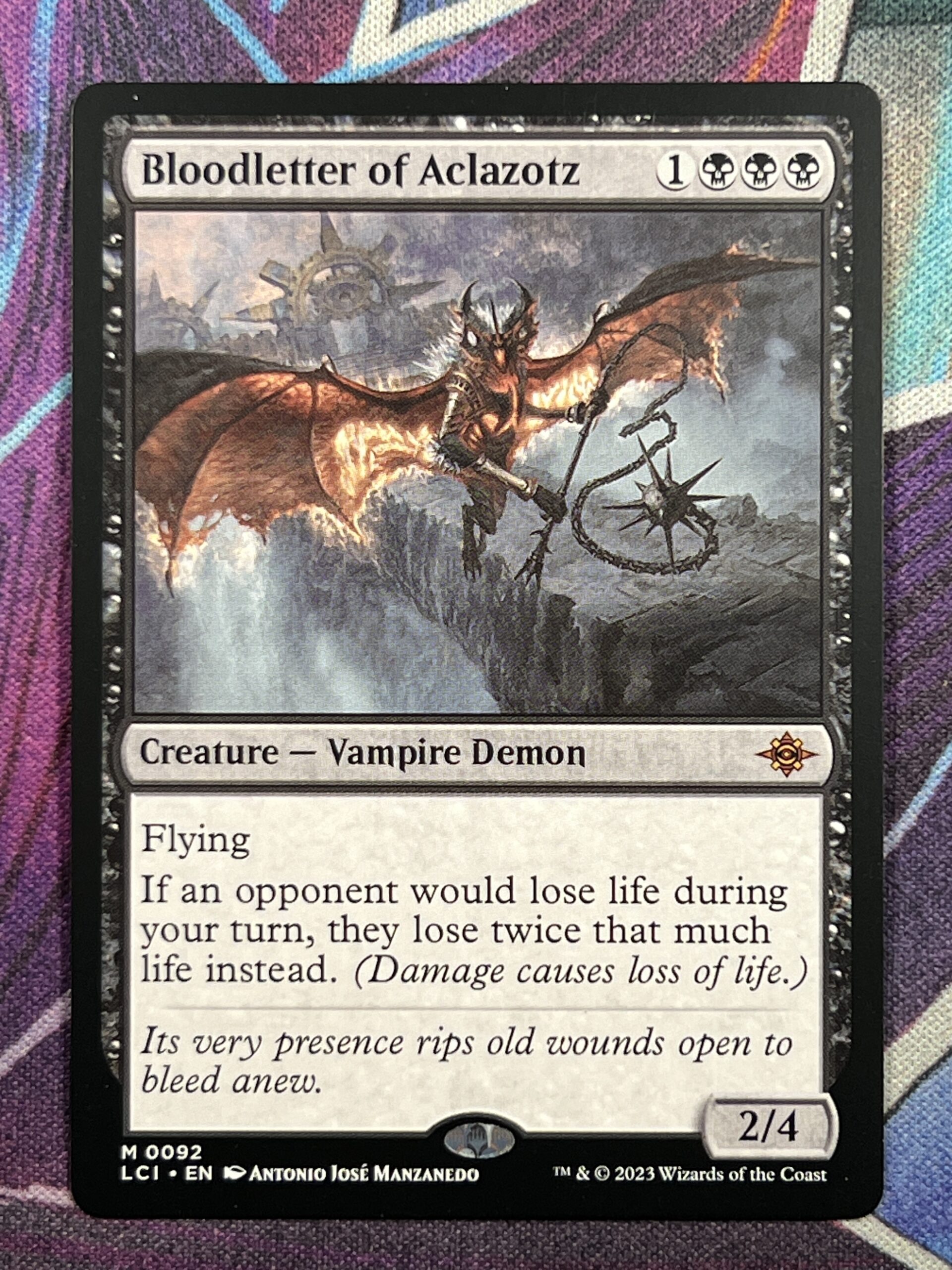 アクロゾズの放血者 / Bloodletter of Aclazotz 英語版 Bloodletter of