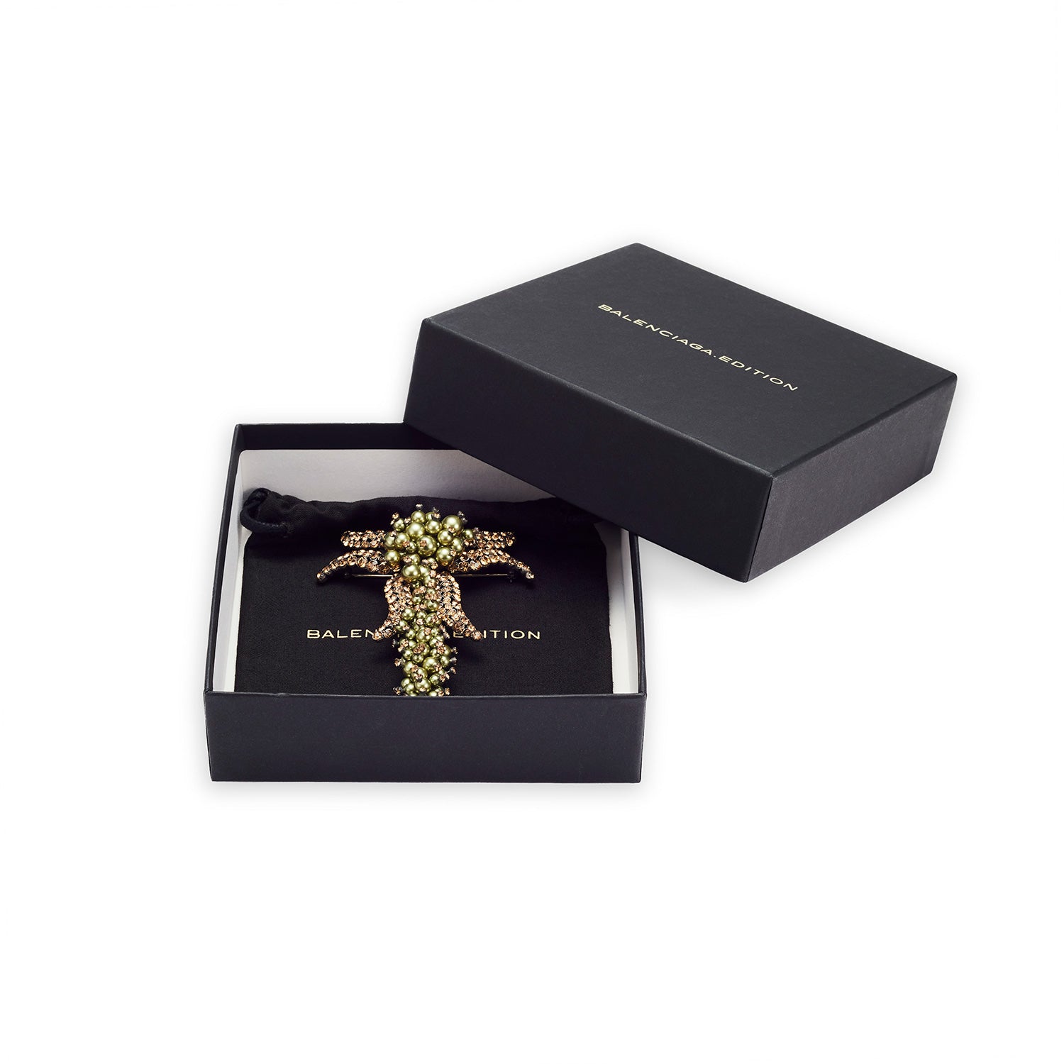 正規品・送料無料】BALENCIAGA / pearl ＆ crystal brooch | BOLS