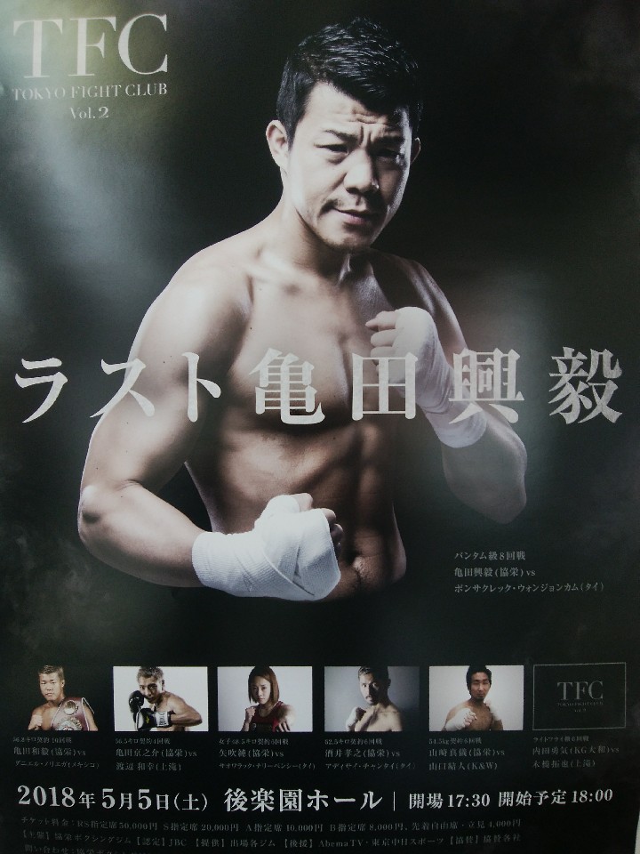 亀田 興毅 vs ポンサクレック・ウォンジョンカム | バンタム級6回戦(非