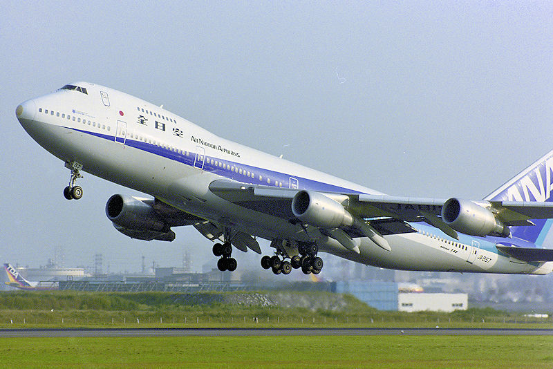 ANA B747SR-81 JA8159 モヒカン塗装 ANA B747SR-81 JA8159 モヒカン