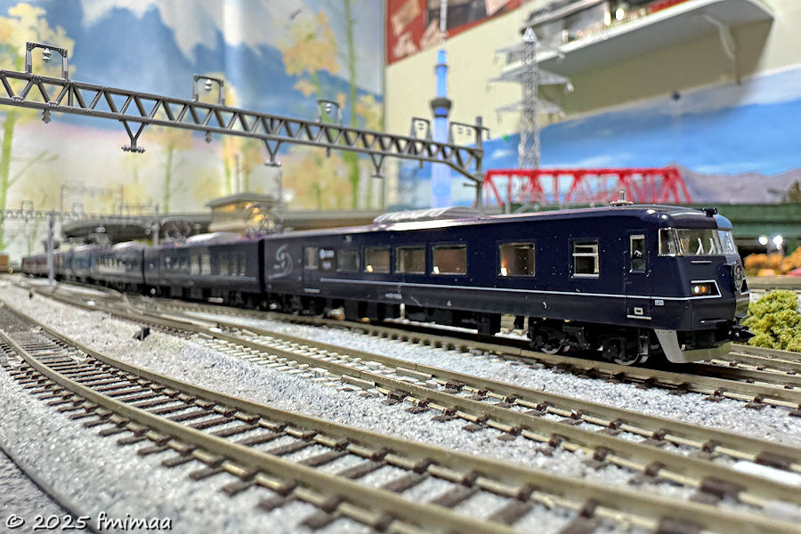 ウエストエクスプレス銀河6両 tomix ライト点灯動力動作確認済 TOMIX N