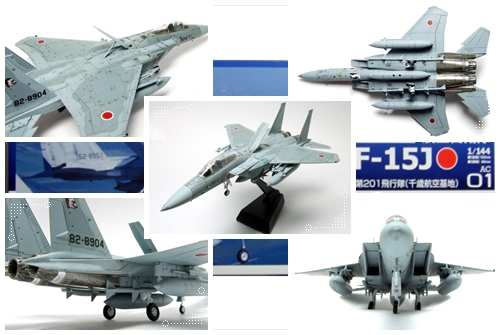 未使用品）技MIX 航空自衛隊 1/144 F-15J 201飛行隊 AC01 中古