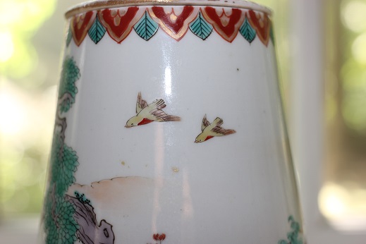 輸出明治有田・色絵水注 （肥蝶山信甫・田代紋左衛門） | 肥前陶磁器