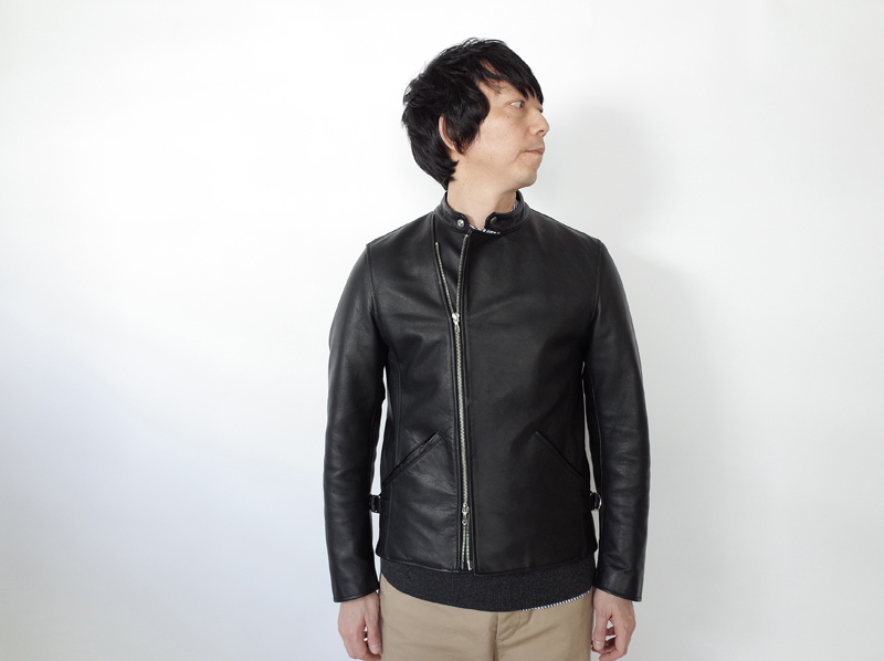 STILL BY HAND - 【ラスト1点】セミシングルカウレザーライダース