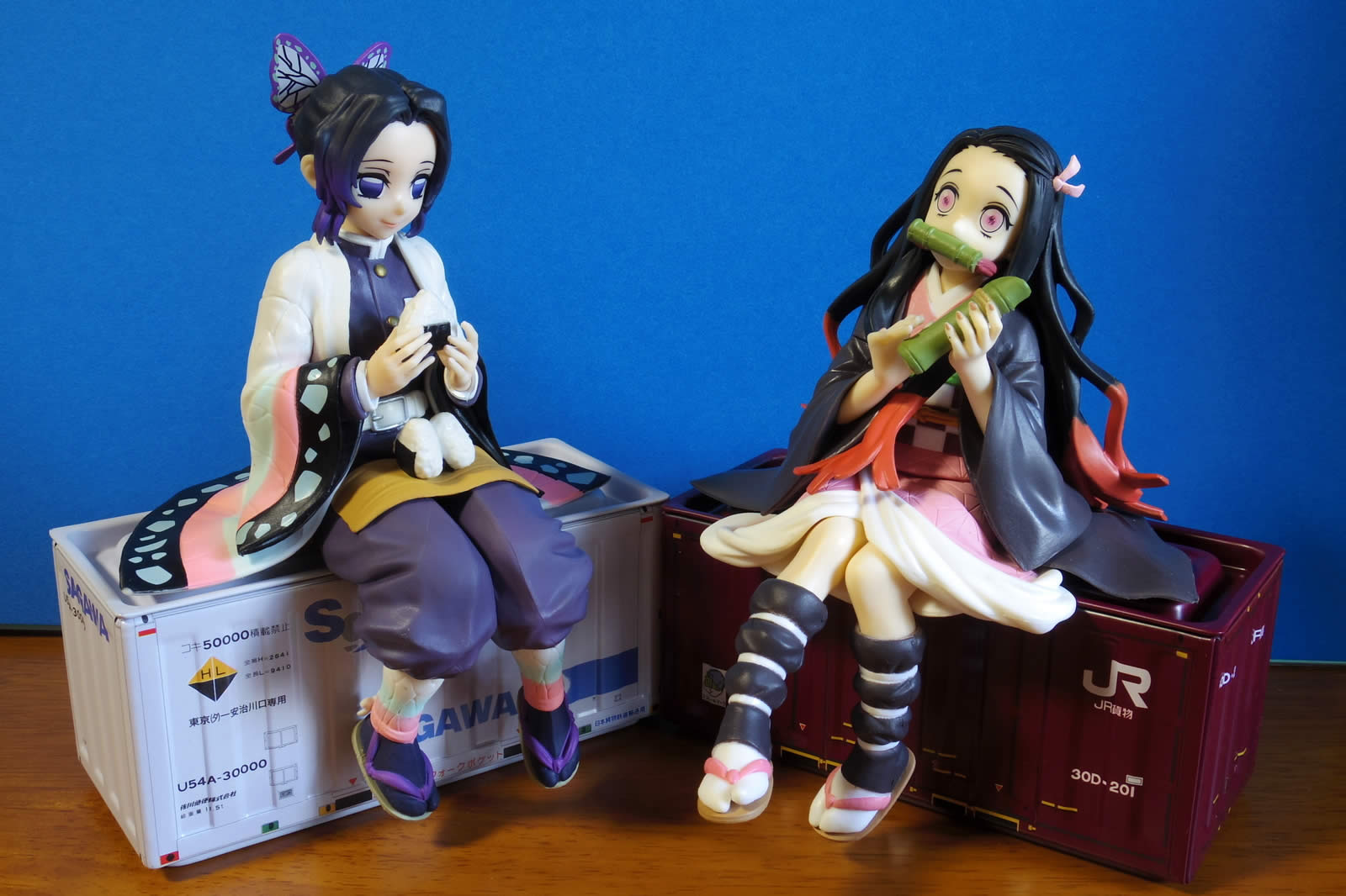 足ぶらカワイイ！ちょこのせフィギュア鬼滅の刃～胡蝶しのぶ＆禰豆子を