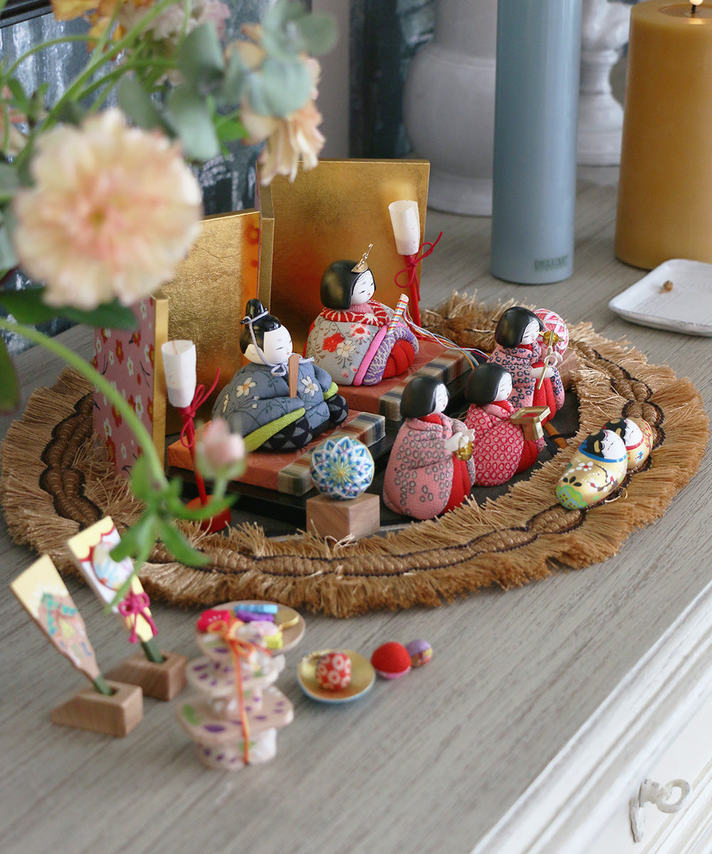 豆雛5人セット 2・水浅葱 – Blanc de Juillet