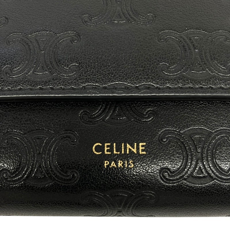 CELINE】セリーヌ トリフォールドウォレット 10B573BUF.38NO 三つ折り