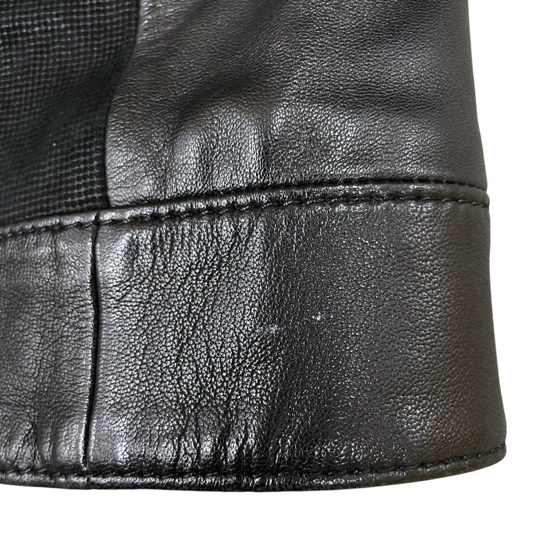 HUGO BOSS】ヒューゴボス レザー シングル ライダースジャケット