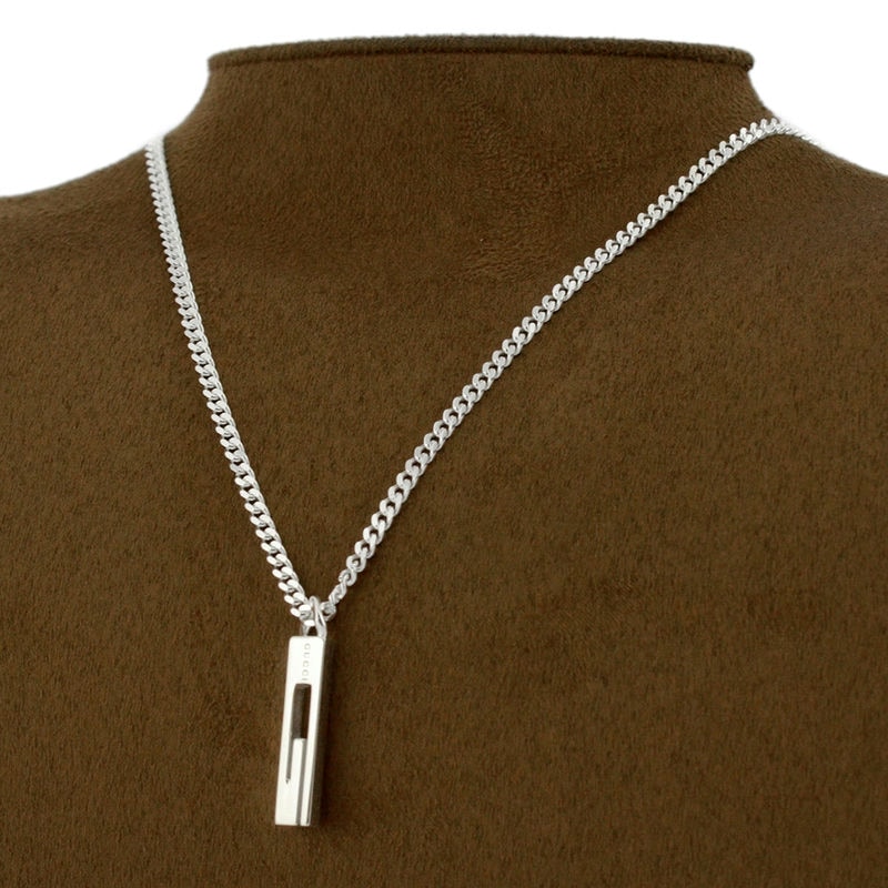 Brandol / GUCCI グッチ ネックレス スモールGモチーフ Gバー プレート