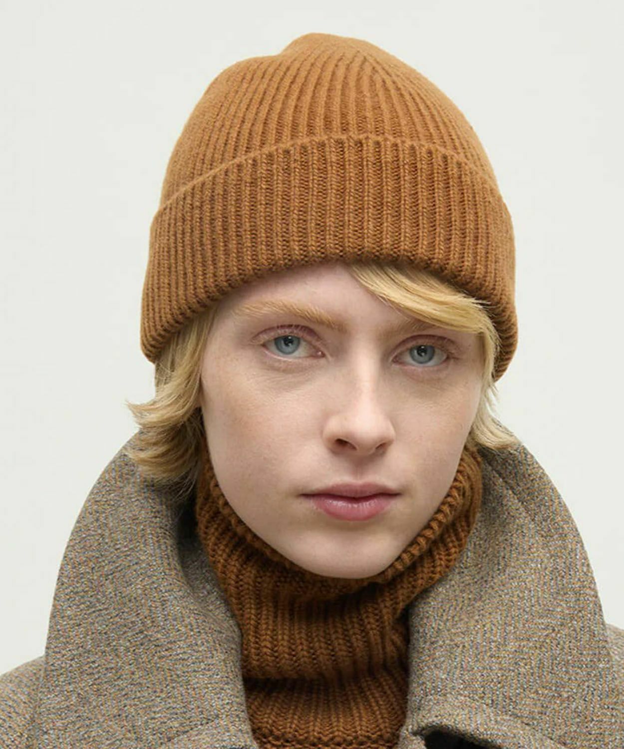 リブニットキャップ(カシミヤ) 全3色 | BRITISH MADE