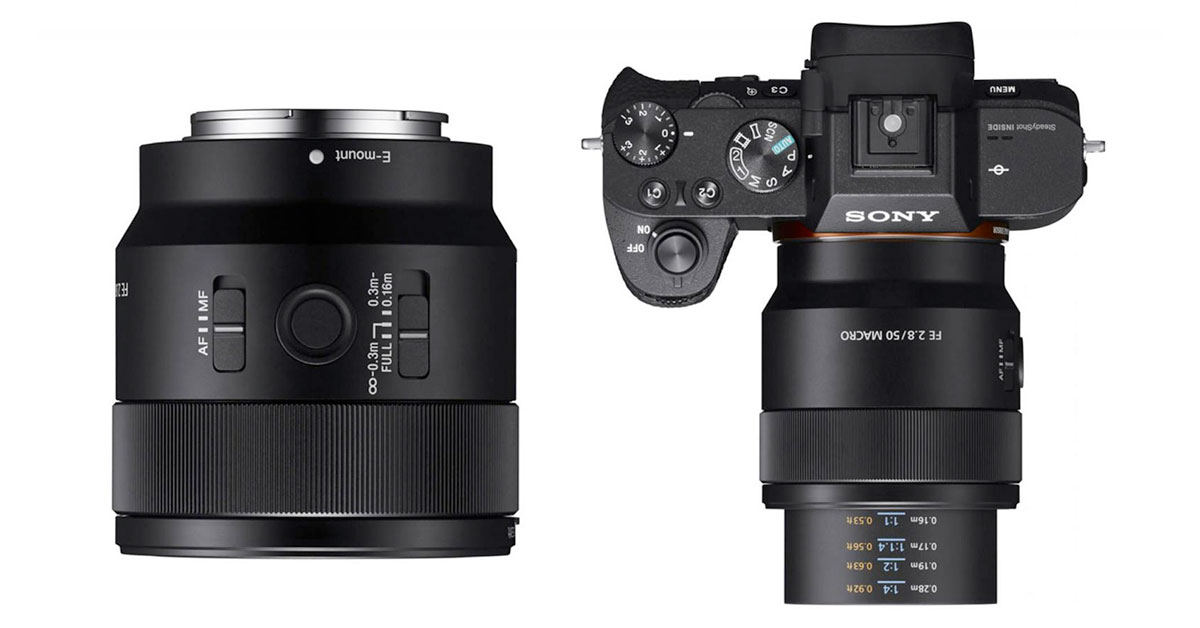 Sony Announces FE 50mm F2.8 Macro Lens