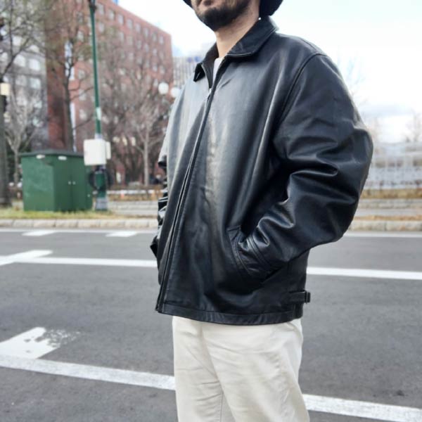 OLD GAP オールド ギャップ レザージャケット ブラック M