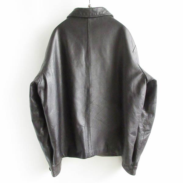 GAP シングルライダース 牛革 リアルレザー Lサイズ ブラウン 牛革