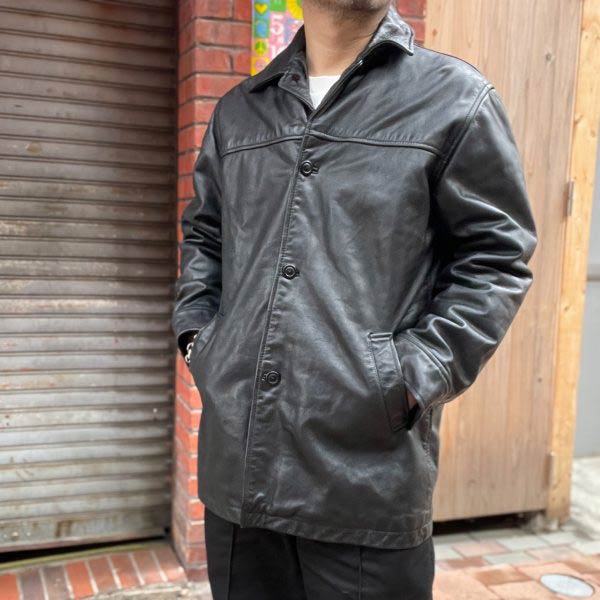 OLD GAP Tバック レザーコート|ビンテージ - 札幌 ビンテージ 古着屋