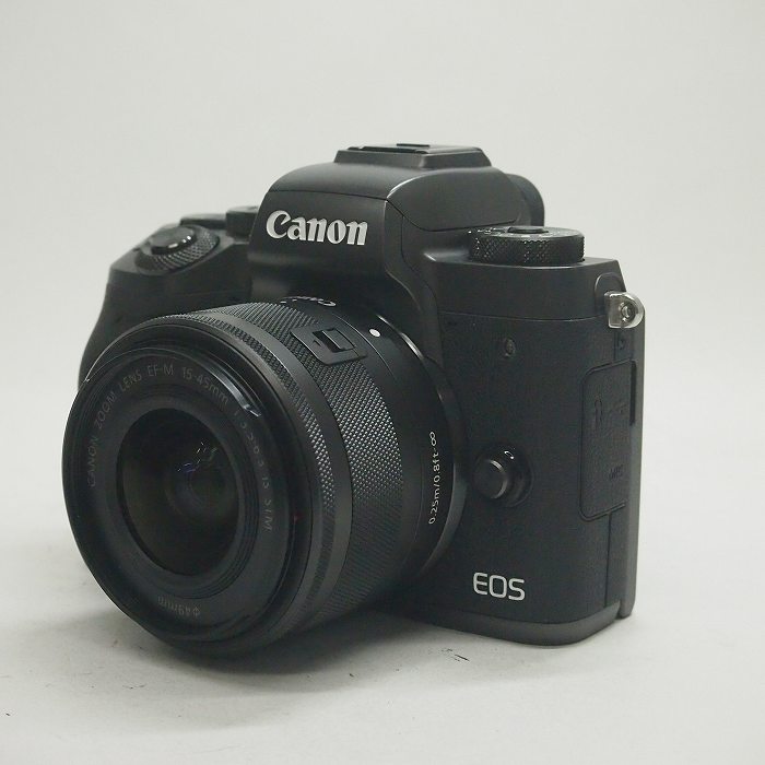 中古】(キヤノン) Canon EOS M5/EF-M15-45 IS STM キット ブラック