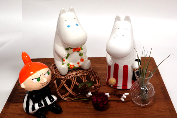 陶器製貯金箱6種類登場 | ムーミン公式サイト