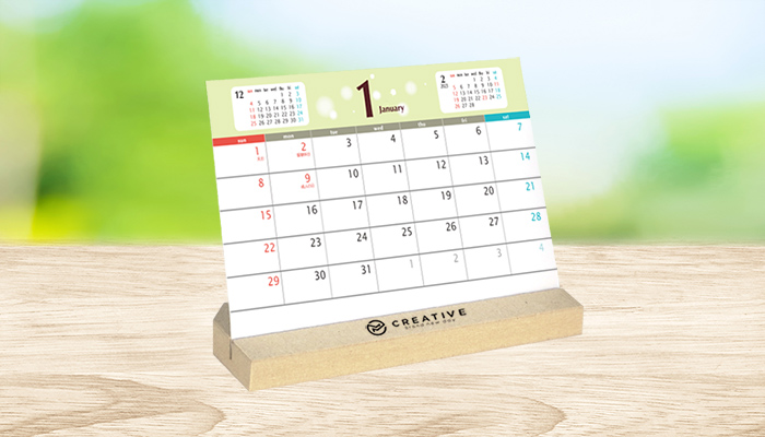 卓上カレンダーの名入れ、オリジナル カレンダー制作｜ジャスト