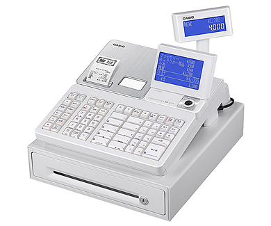 カシオ 電子レジスター SR-G3 動作確認済 取扱説明書・鍵・レジロール