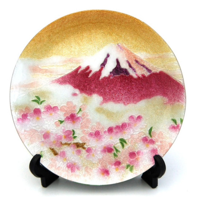 飾皿 - 富士 | 贈答品・ギフトは安藤七宝店の七宝焼 | カタログサイト