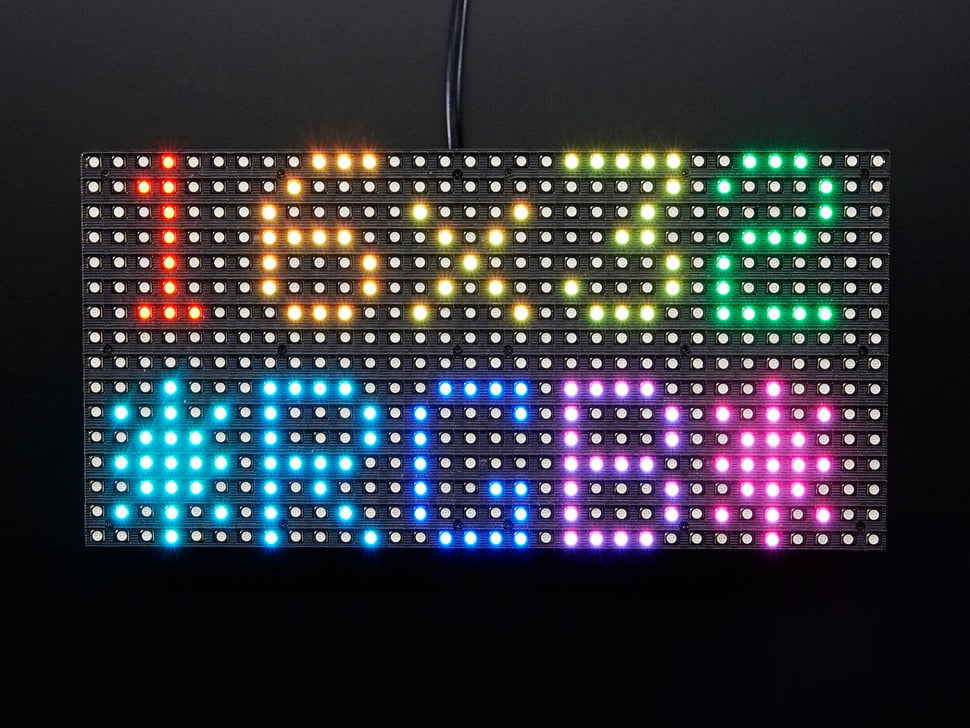 Medium 16x32 RGB LED matrix panel - 6mm Pitch : Adafruit