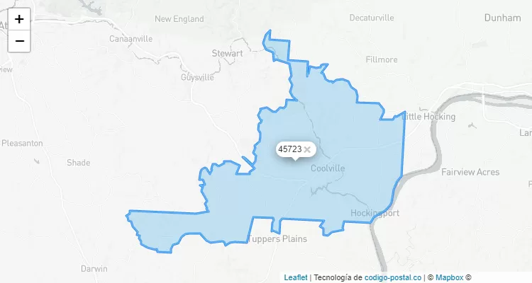 45723 ZIP Code - United States