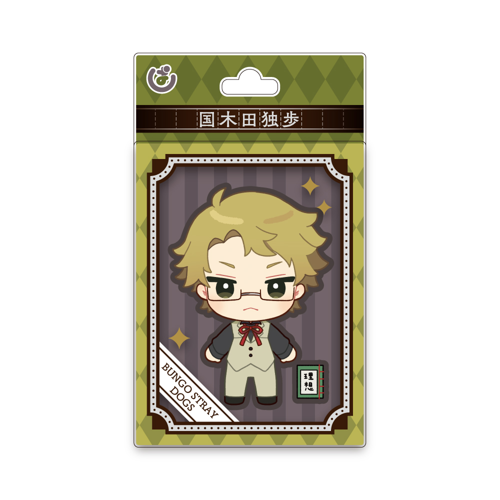文豪ストレイドッグス 国木田独歩 原作柄 缶バッジ アクキー ブローチ