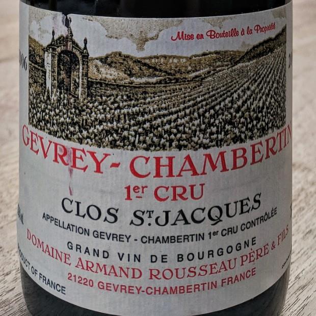 2006 Domaine Armand Rousseau Père et Fils Gevrey-Chambertin 1er
