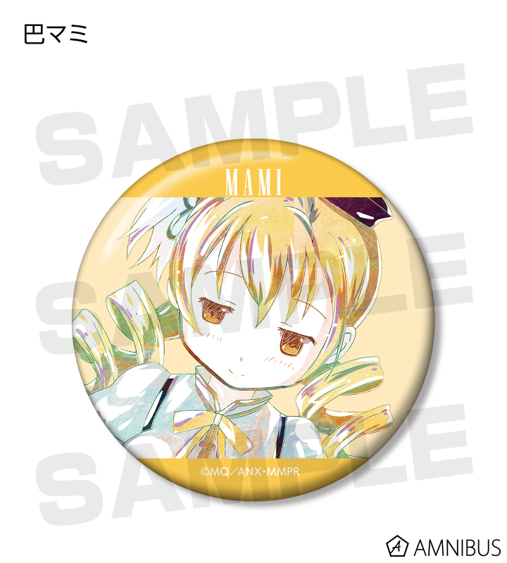 魔法少女まどか☆マギカ 巴マミ ローソン イースター 缶バッジ 魔法