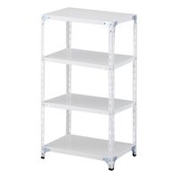 アズワン スチールラック 600×400×750mm ホワイト L21999W 1台 1-2159