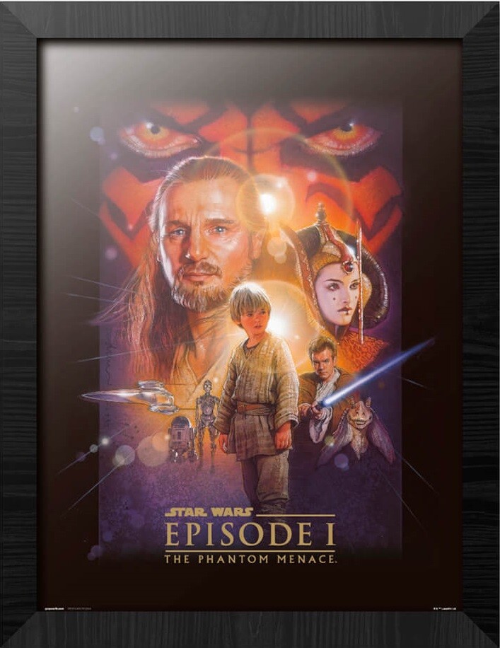 Star Wars: Epizode I - The Phantom Menace Framed poster | Buy at