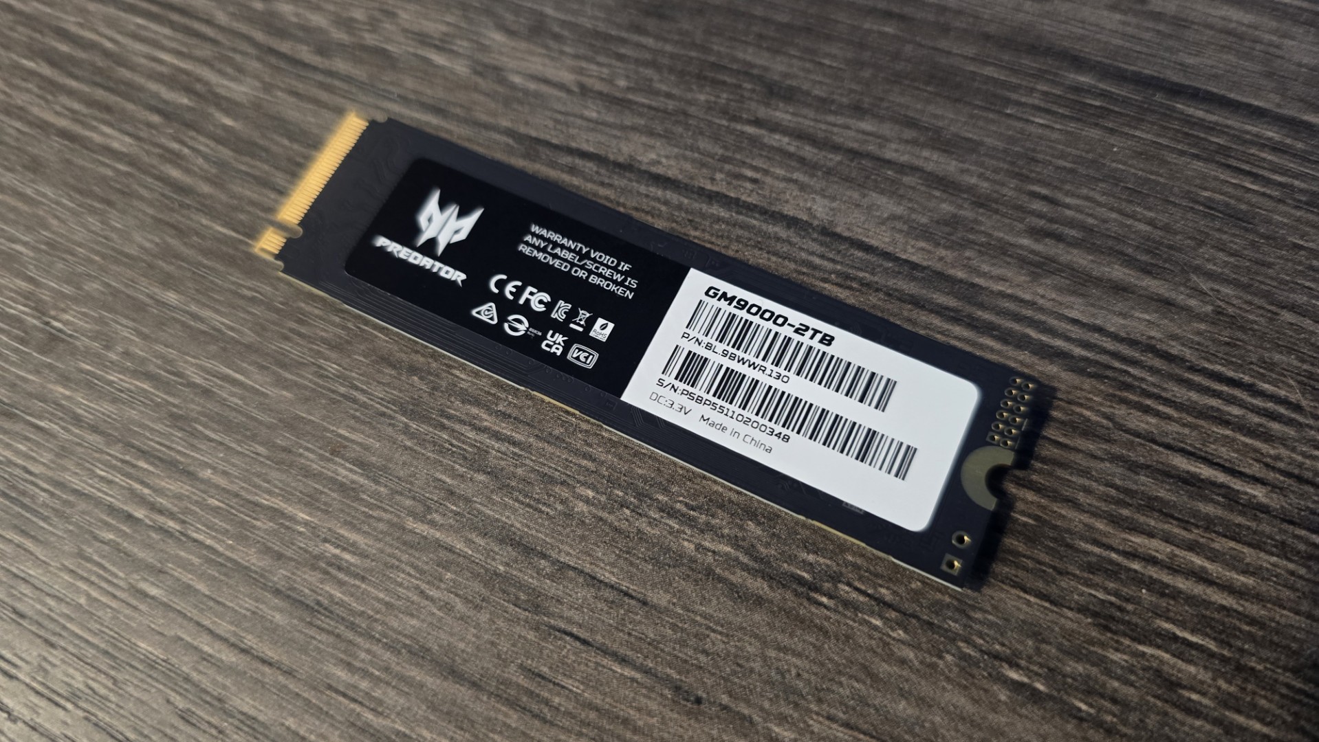 Acer Predator M.2 N*w様 Acer Predator M.2 SSD 2TB SSD」の