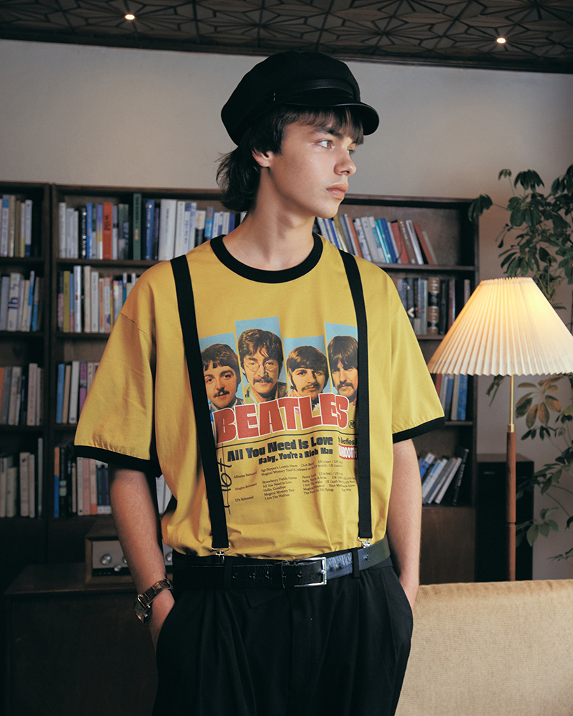 The Beatles] Love T-shirt(YELLOW) | ファッション通販サイト NUGU