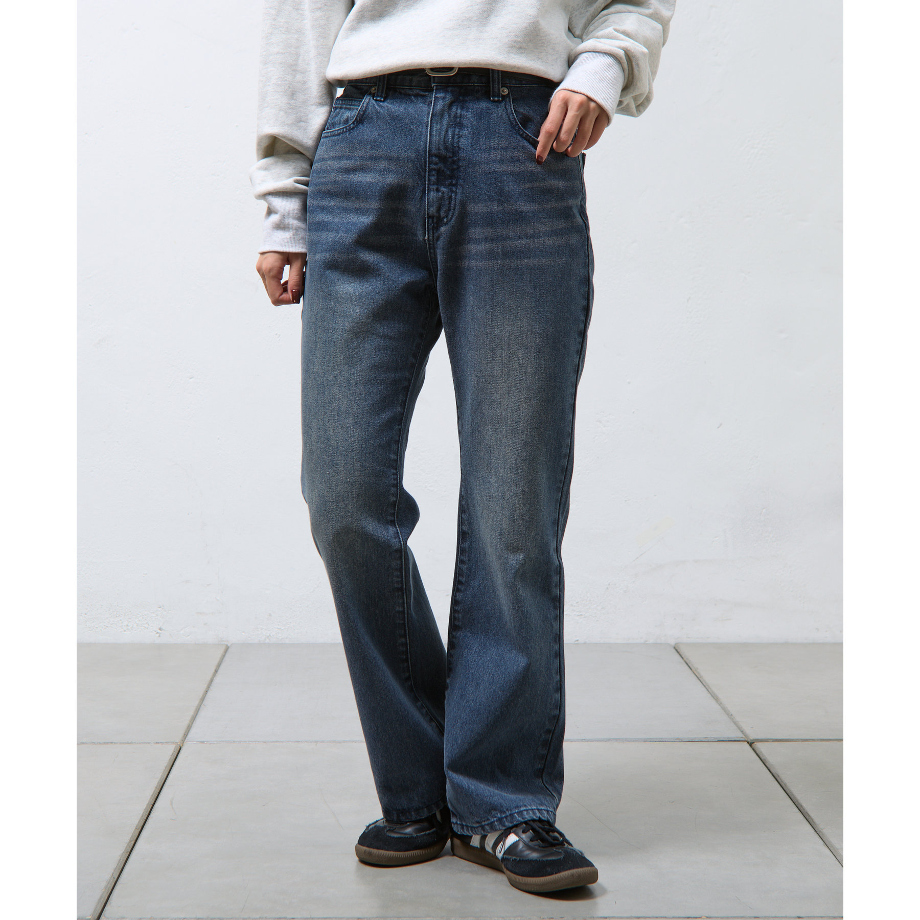 新色追加 / S~Lサイズ展開】フレアデニムパンツ | ファッション通販