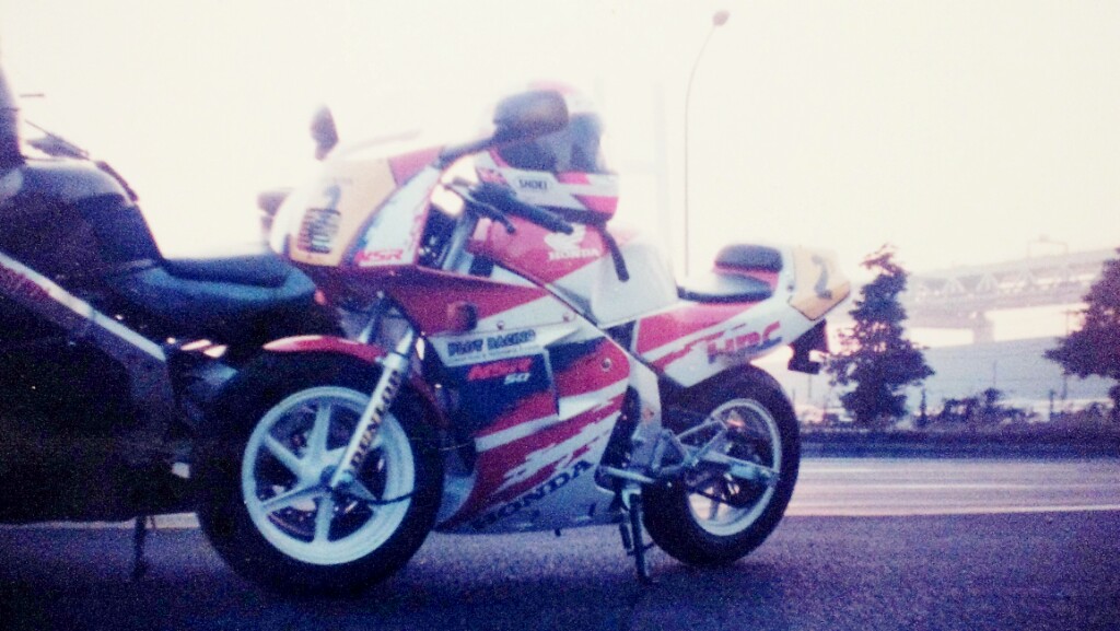 HONDA NSR50 燃料タンク 赤/白 バイク