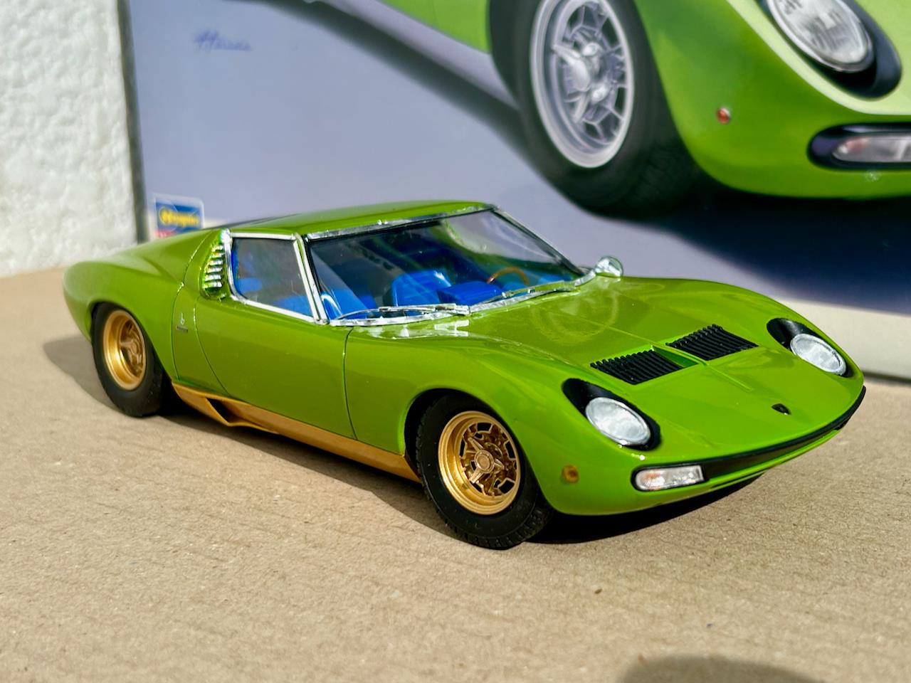 京商 1/18 ランボルギーニ ミウラ SV ライムグリーン