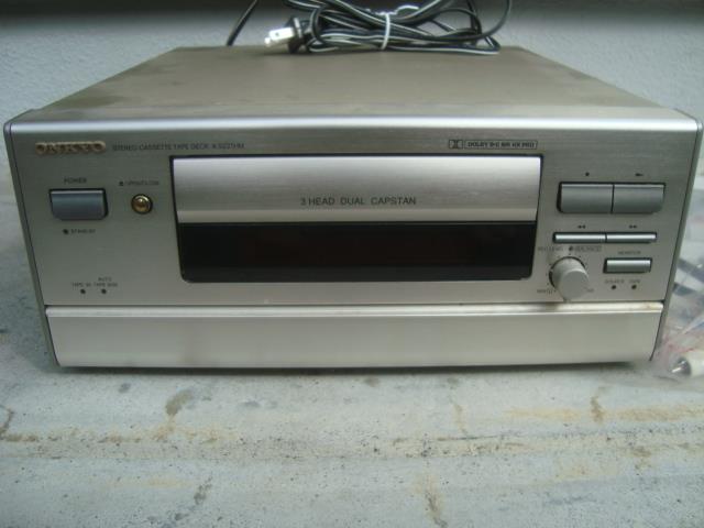 ☆ ONKYO カセットデッキ K-522THM 2台目の修理｜ホワイトツリーの