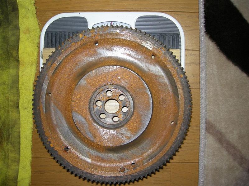 □『希少』サニトラ B122 純正 フライホイール バックプレート 旧車