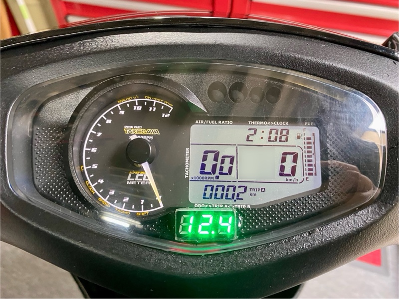 武川LCDマルチメーター付けてみた（スズキ アドレスV125G）by とろひと