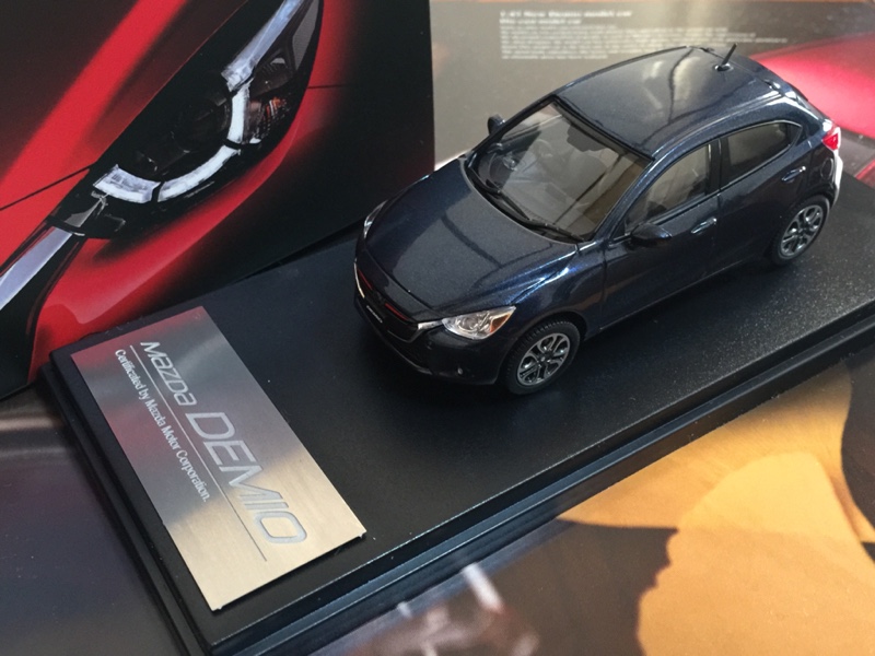 マツダ デミオ 1/43 1/43 ディーラー特注 4代目デミオ DJ型 2