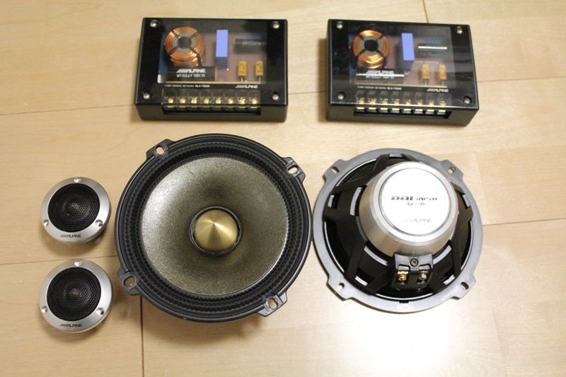 ALPINE DLX-F17W 17cmコンポーネント2ウェイスピーカー アルパイン
