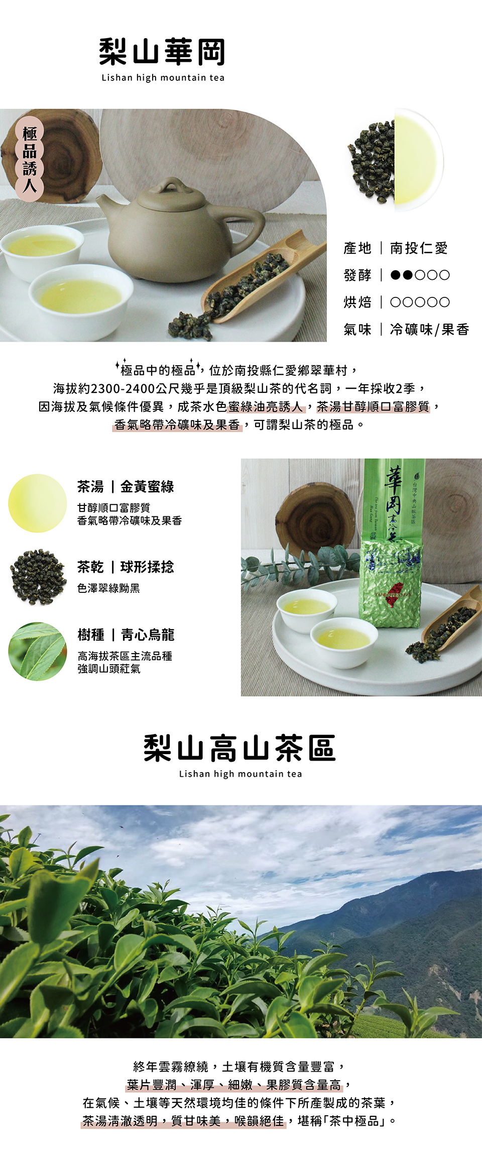 12%OFF】台湾 梨山花崗 | 高冷茶 | 梨山茶園 | 高山茶 | 最高で最も